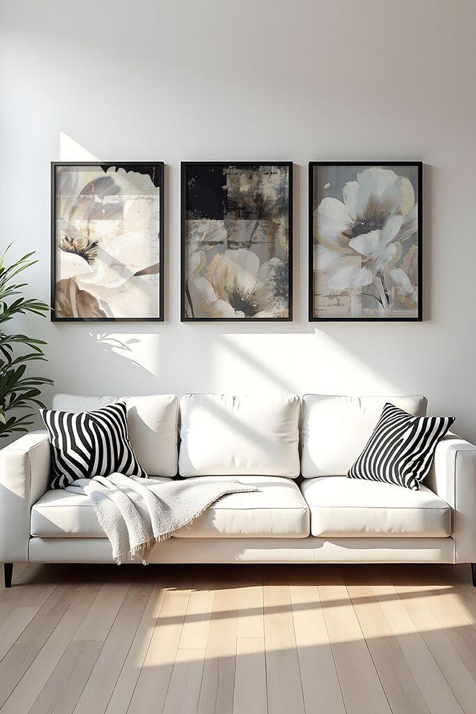 Wallity Uramljena slika Huhu480S, 50x70 cm , 3 dela