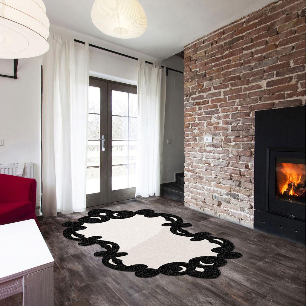 Conceptum Hypnose tepih 80x150cm crno-bijeli
