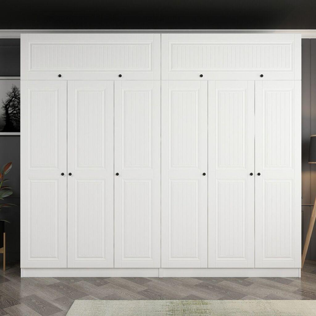 Hanah Home Ormar Kale-5139, 270x235x52 cm, Bijeli