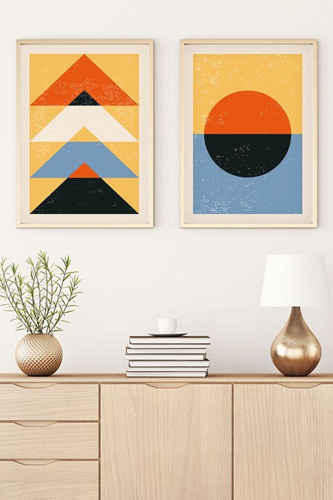 Wallity Uramljena slika Huhu16, 50x70 cm , 2 dela