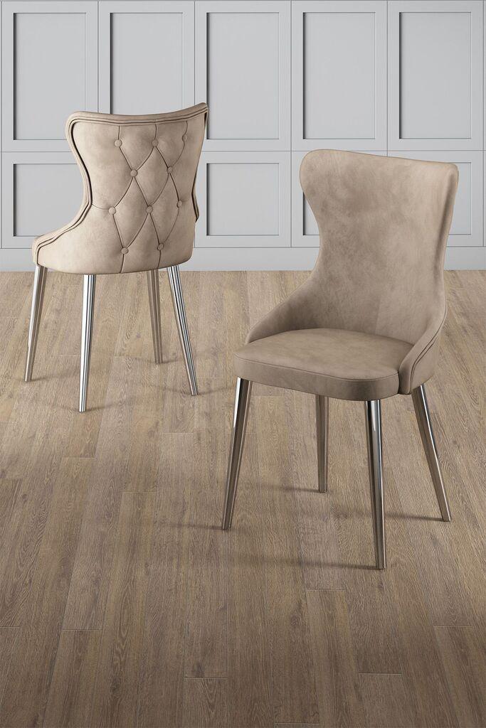 Hanah Home Alpa set stolica, 85x59x146 cm, 6 dijelova, Smeđa