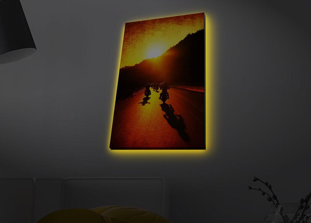 Slika na platnu Wallity sa LED osvetljenjem 45x70cm