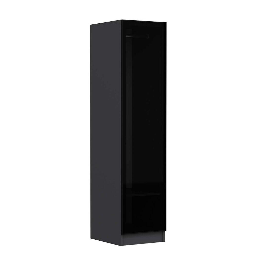 Hanah Home Ormar Minar Kale-8677, 45x190x52 cm, Crna