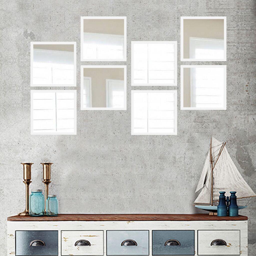 Wallity Set ogledala SETAYNA_068, Bijeli