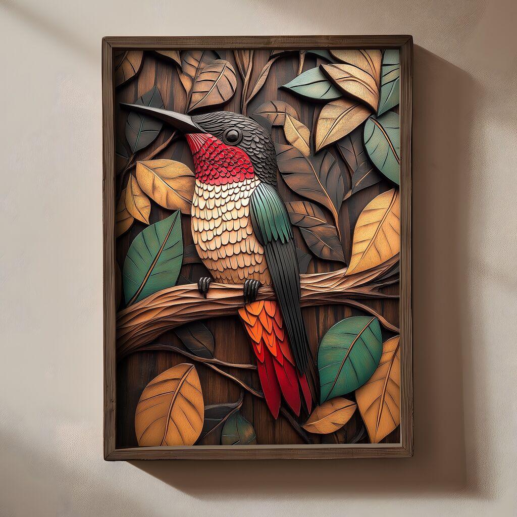 Wallity Slika TUN070, 35 x 47 x 2 cm