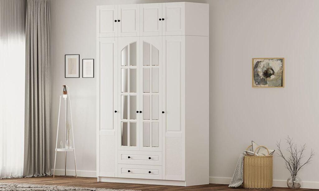 Hanah Home Ormar Rb-185-17, 140x210x52 cm, Bijeli