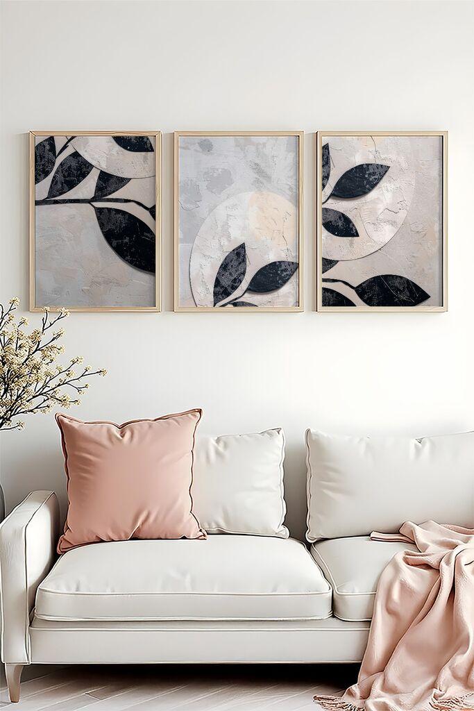 Wallity Uramljena slika Huhu466, 20x30 cm , 3 dela
