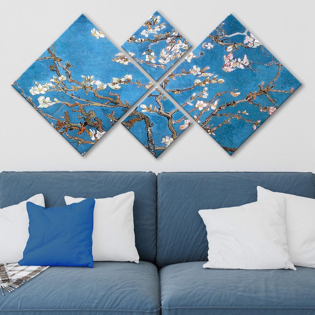 Wallity Slika 4MDF277775, 60x115 cm, 4 dela