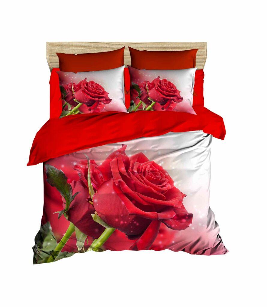 L'essentiel Maison set posteljine 180, 160x220cm, crvena
