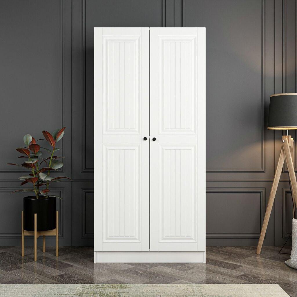 Hanah Home Ormar Kale-210, 90x210x52 cm, Bijela