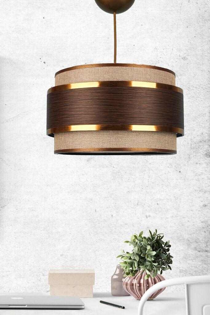 Opviq Luster BK029, O28, 15,5 cm, IP20, smeđa