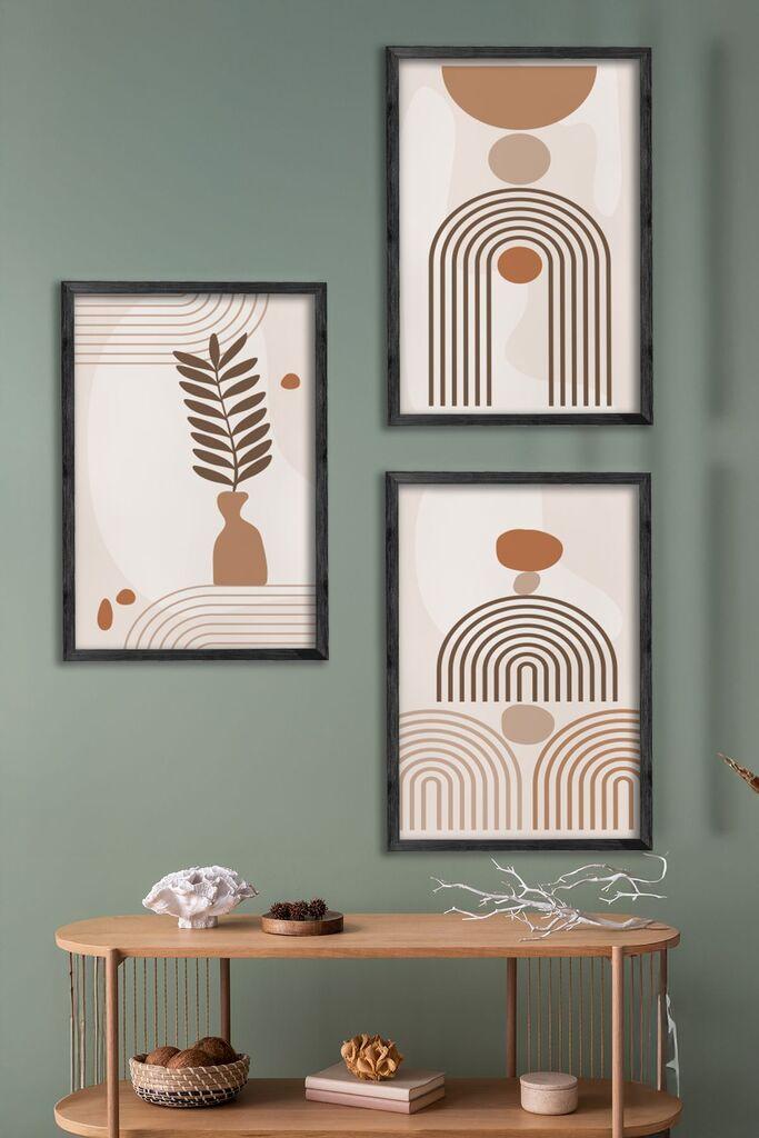 Wallity Slika Ersy3Syhcrv26, 3 dela, 34 x 49 cm