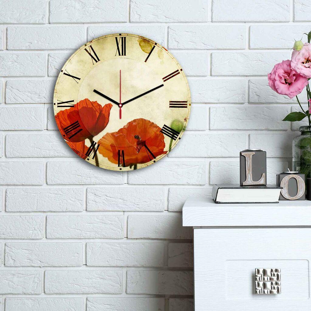 Wallity MDF Zidni sat 30cm Šareni