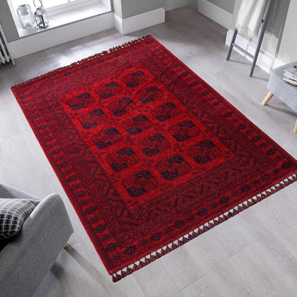 Conceptum Hypnose tepih 200x300cm crveno-tamno plavi