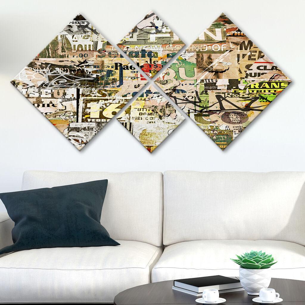 Wallity Slika 4MDF27905032, 60x115 cm, 4 dela