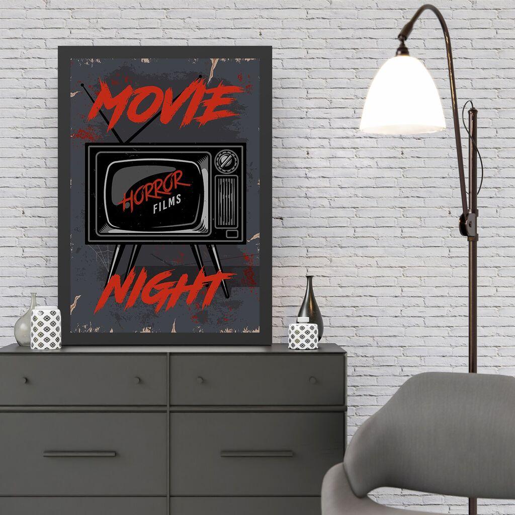 Wallity Uramljena slika Movie Night 2, 35x45 cm