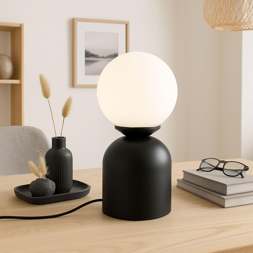 Opviq stolna lampa, crna
