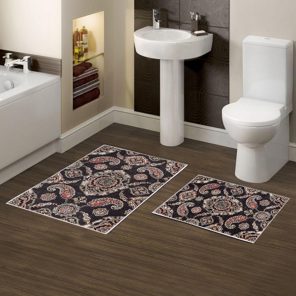 L'essentiel Maison Set od 2 kupaonska tepiha Šarene