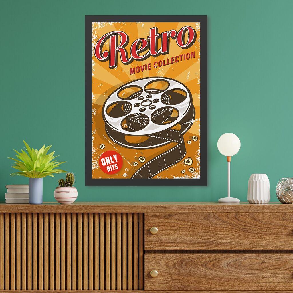 Wallity Uramljena slika Retro Movie Collection, 40x55 cm