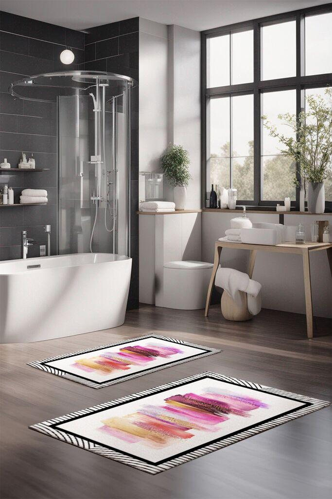 L'essentiel Maison Set tepiha za kupatilo CT-5092, 2 komada, šareni