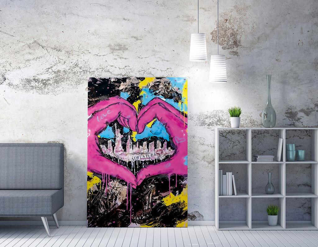 Wallity WY218 Dekorativna slika, 70 x 100 cm