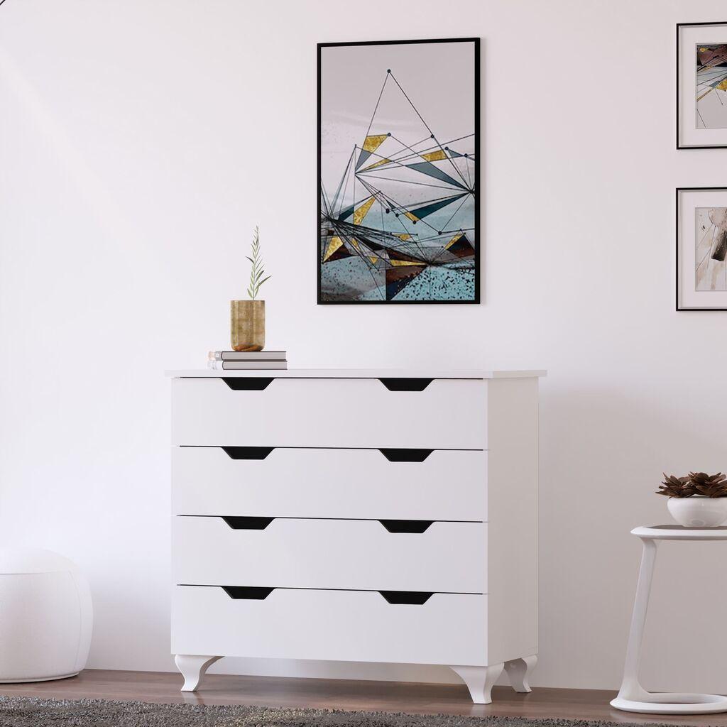 Hanah Home Komoda Rb-162, 86x86x40 cm, Bijela