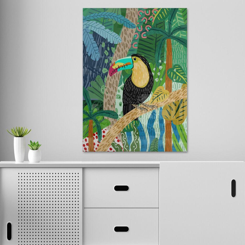 Wallity Slika od kaljenog stakla 50x70cm