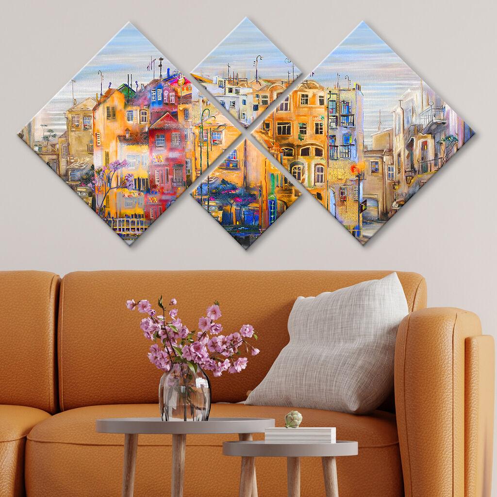 Wallity Slika 4MDF249998776, 60x115 cm, 4 dela