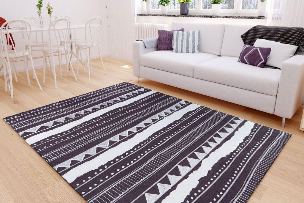 Conceptum Hypnose tepih Ada Gonul -AL 292, 140x190 cm, antracit-bijeli