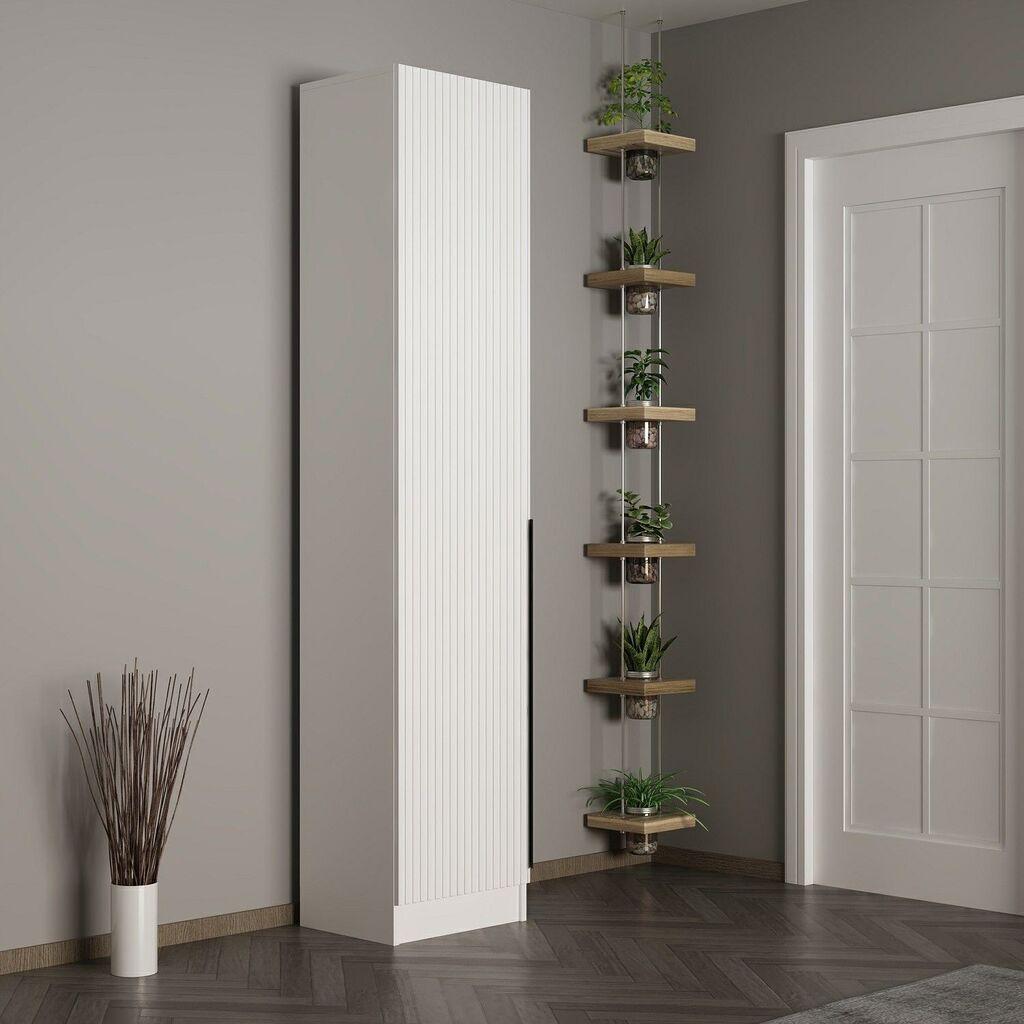 Hanah Home Ormar Noah-8252, 45x210x35 cm, Bijeli