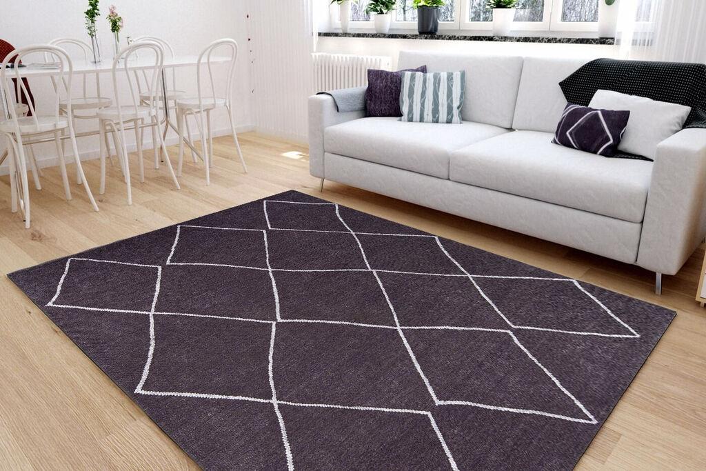 Conceptum Hypnose Tepih Soul -AL 328, 75x230 cm, Antracit-bijela