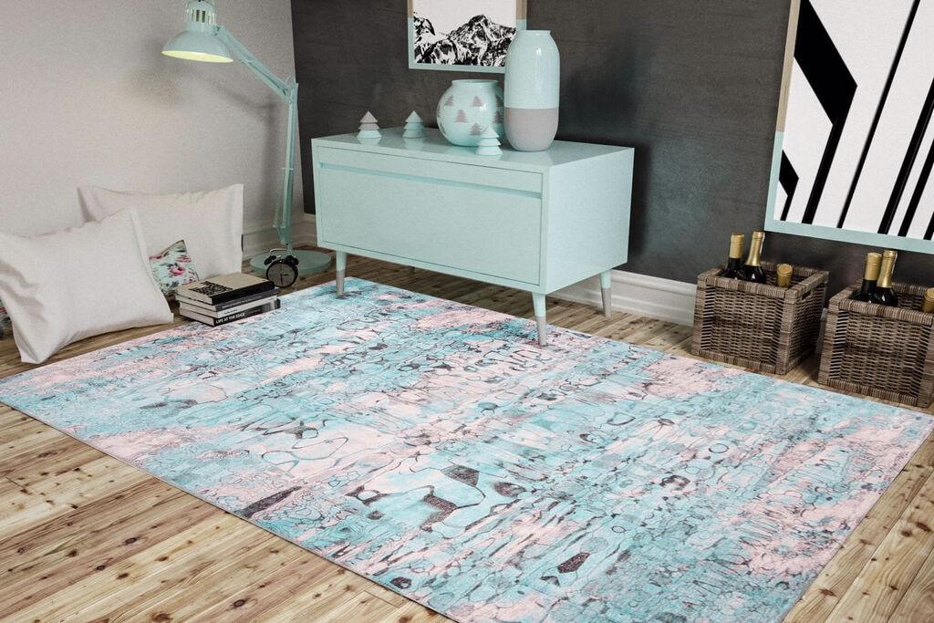 Conceptum Hypnose tepih Funk Chenille 205, 75x230cm, tirkizna