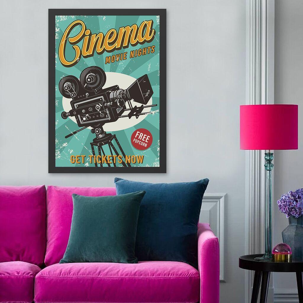 Wallity Uramljena slika Cinema 6, 35x45 cm