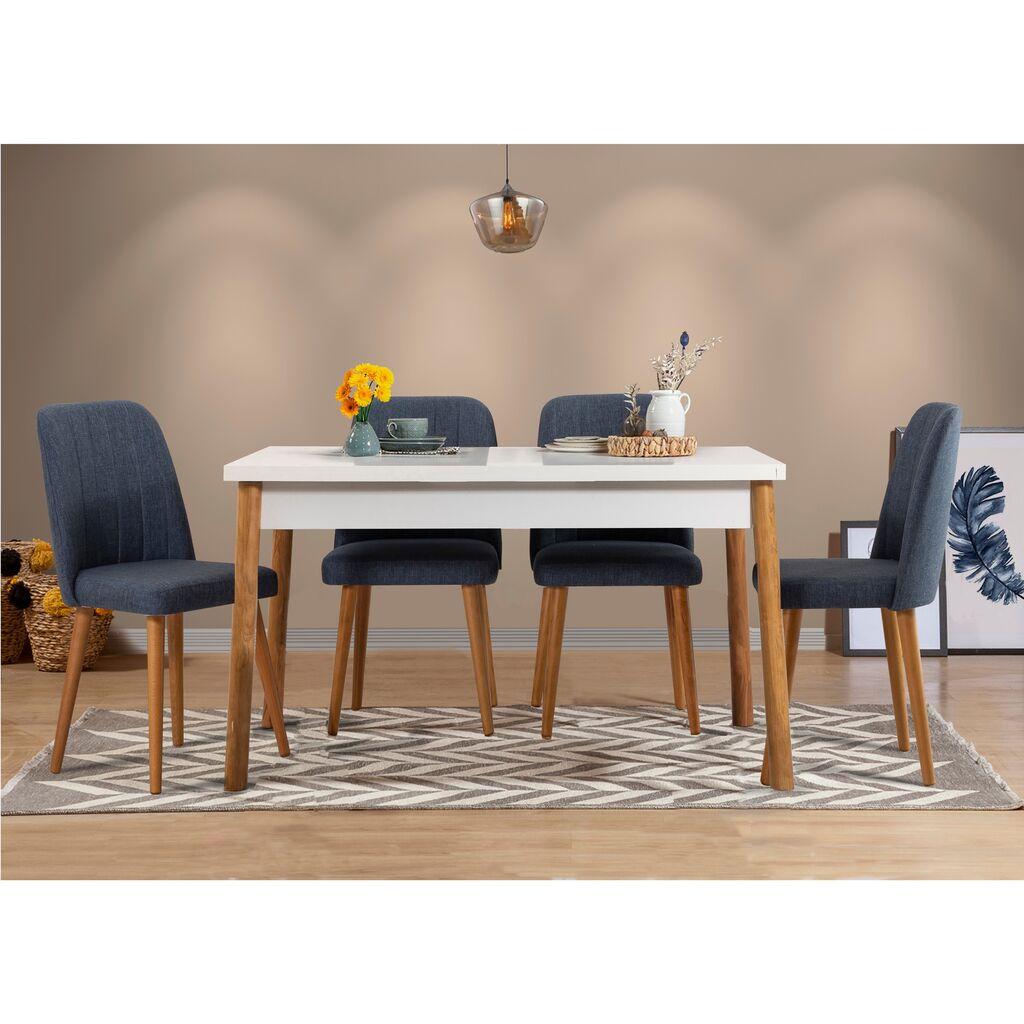 Hanah Home Trpezarijski set Costa, 5 dijelova, Teget