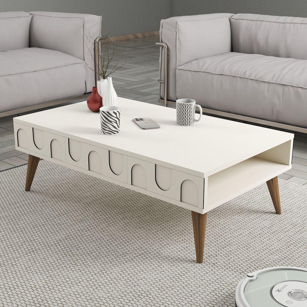 Hanah Home Club sto Lyon 34, 105x34.6x60 cm, krem