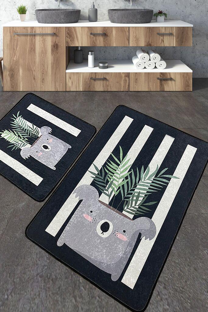 L'essentiel Maison Set od 2 kupaonska tepiha Šarene