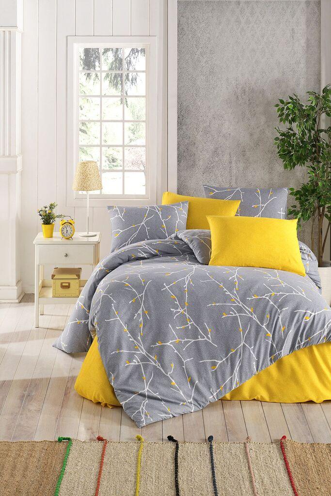 L'essentiel Maison set posteljine Parure, 160x220cm, siva