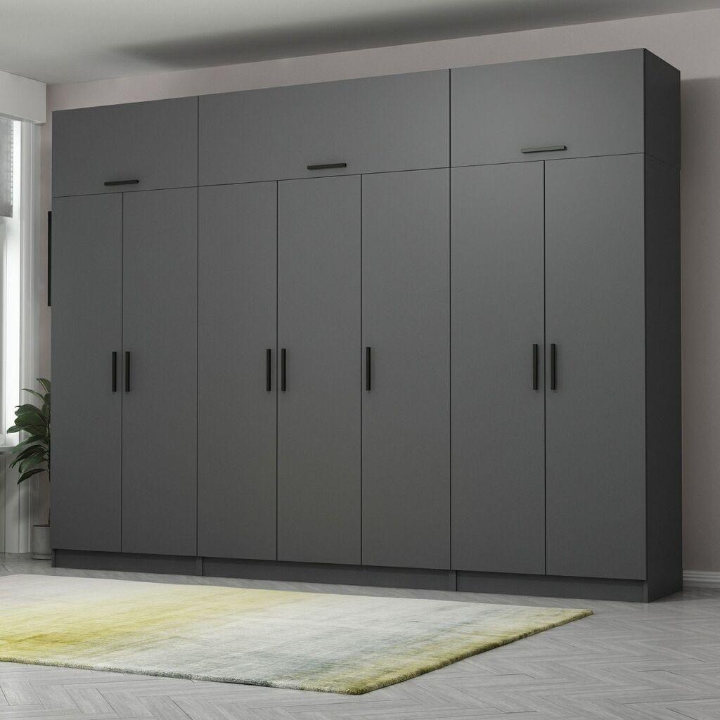 Hanah Home Ormar Kale-5268, 315x255x52 cm, Antracit
