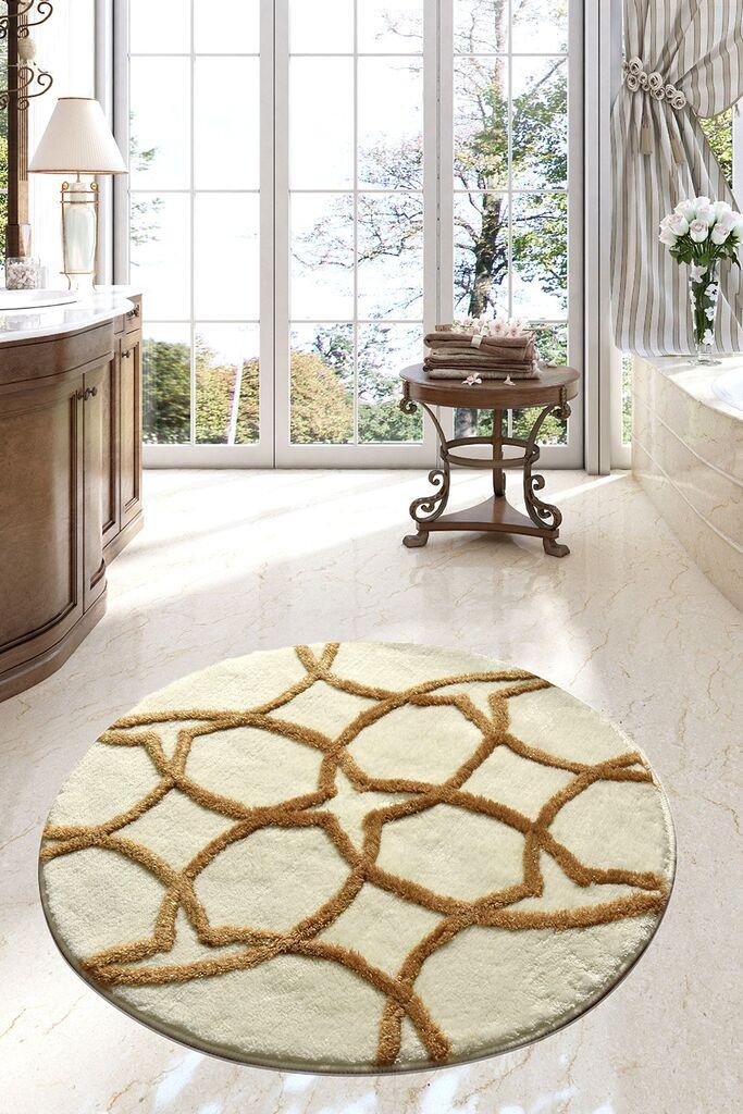 L'essentiel Maison Rug Bonne Gold, 90x90cm, krem