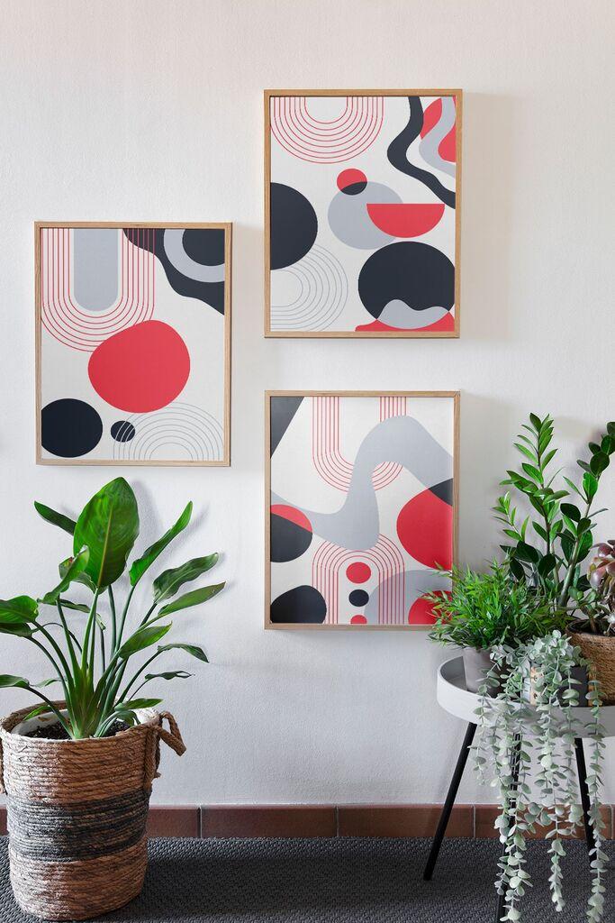 Wallity Slika Ersydata12-3348, 3 dela, 33 x 48 cm
