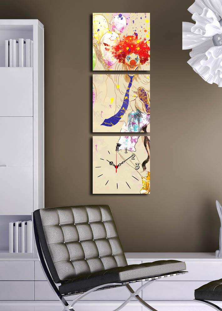 Wallity Zidni sat 3P2828CS-17, 90x28 cm, 3 dela