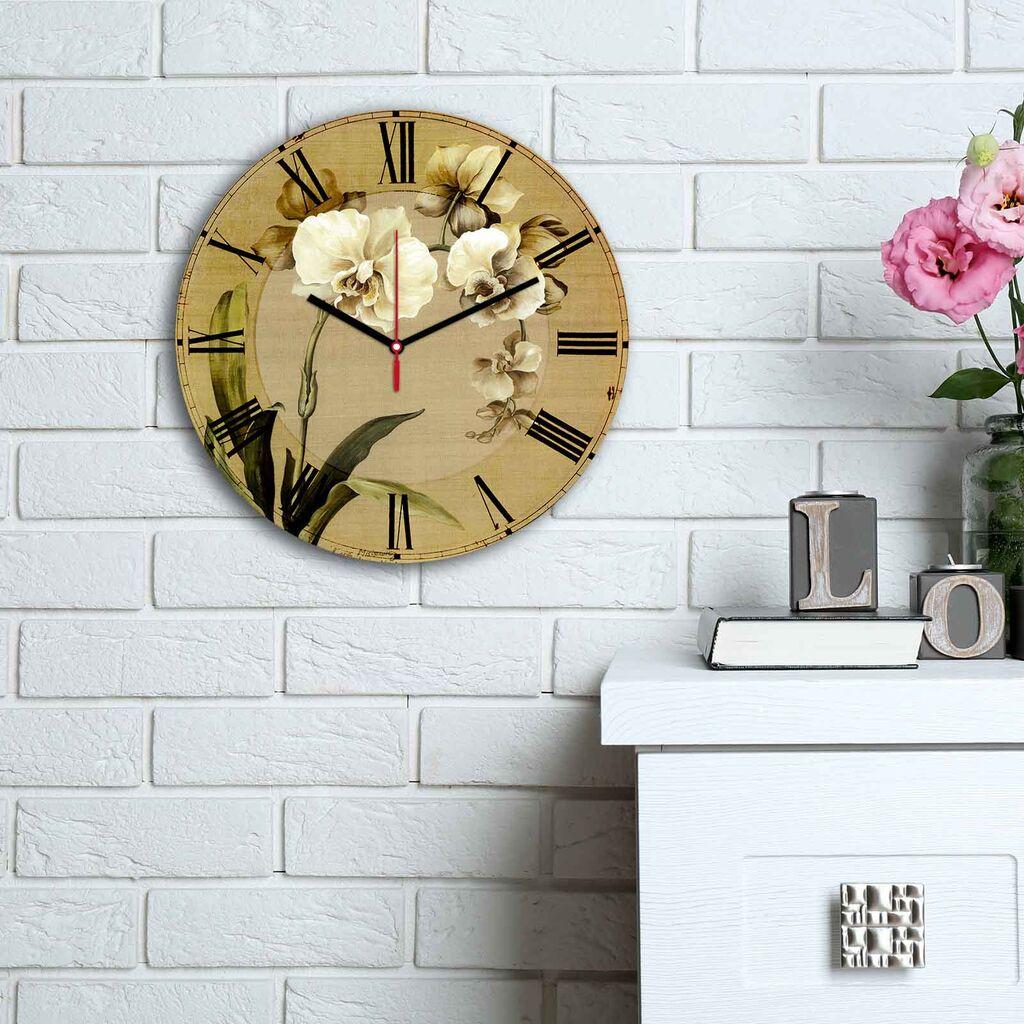 Wallity MDF Zidni sat 30cm Šareni