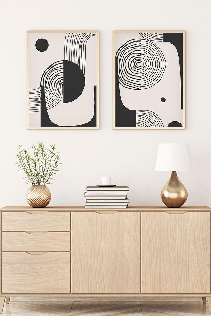 Wallity Uramljena slika Huhu75, 30x40 cm , 2 dela