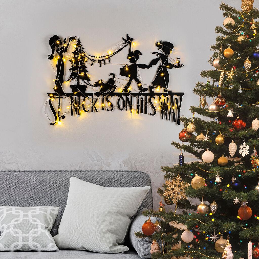 Wallity XMASBLACK 011 Zidna dekoracija