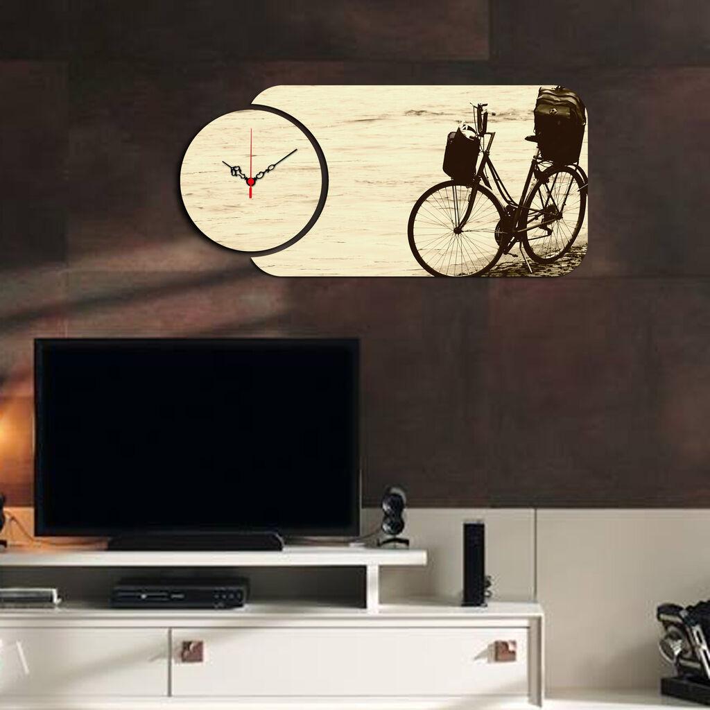 Zidni sat Wallity YMS-45, 68x32 cm, 2 dijela