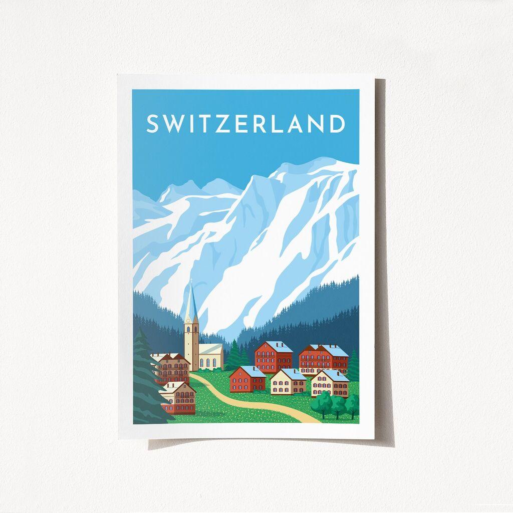 Wallity Poster Switzerland-1989, 29.7x42cm