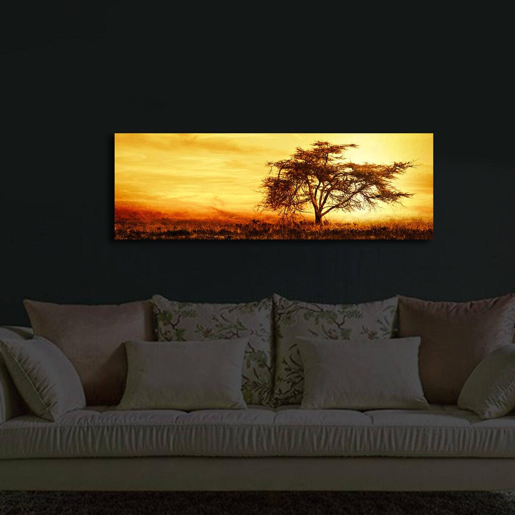 Slika na platnu Wallity sa LED osvetljenjem 30x90cm