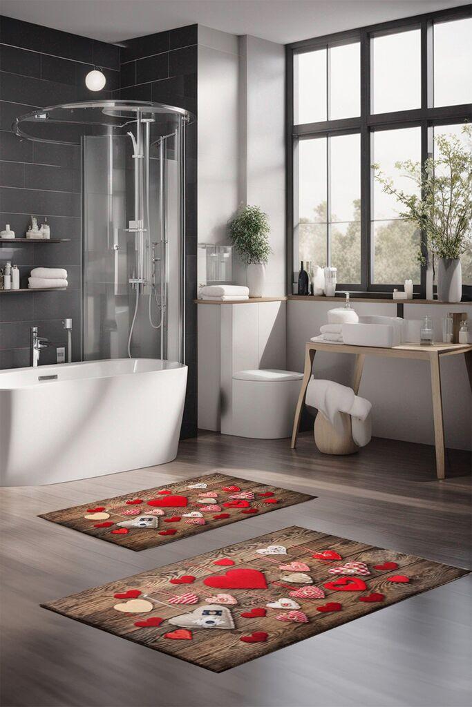 L'essentiel Maison Set prostirki za kupatilo CT-5224, 2 komada, šarene