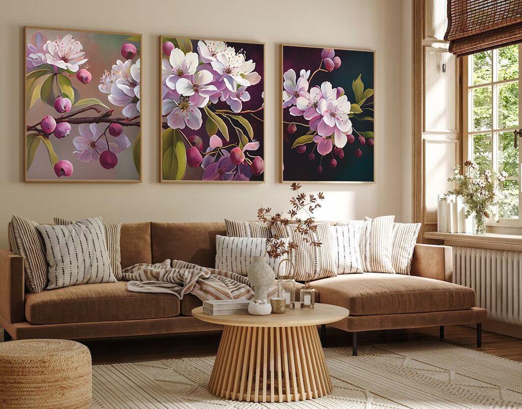 Wallity Uramljena slika Huhu218, 20x30 cm , 3 dela