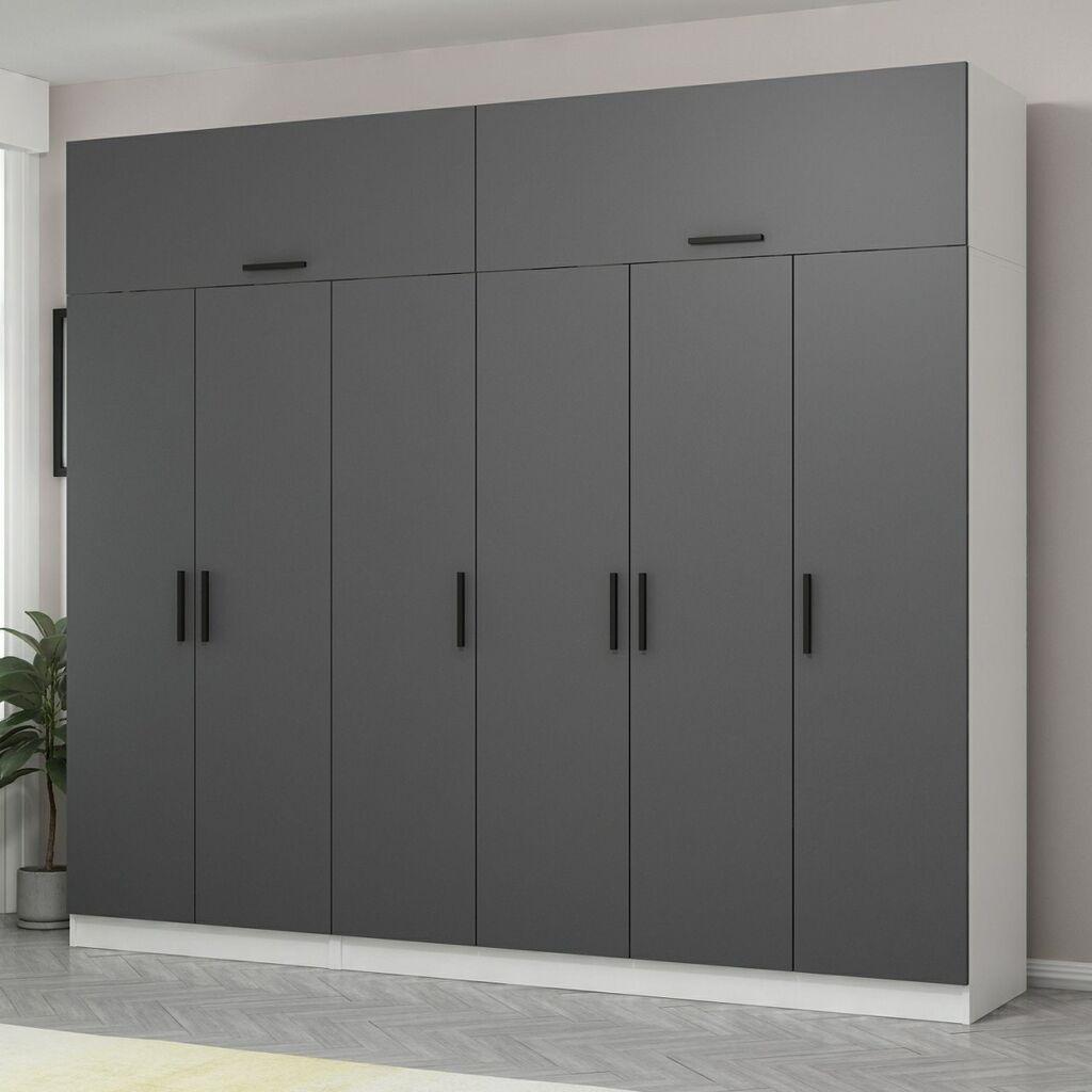 Hanah Home Ormar Kale-5148, 270x235x52 cm, Antracit